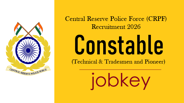 CRPF Constable Tradesman Online Form 2026-jobkey
